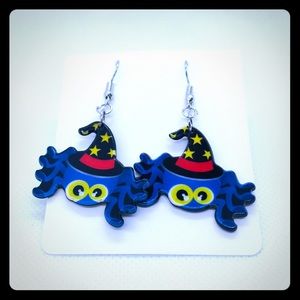 Halloween Spider Earrings